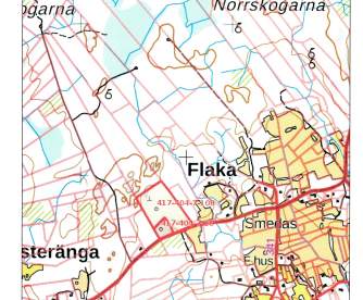 Skogsmark Flaka, Lemland