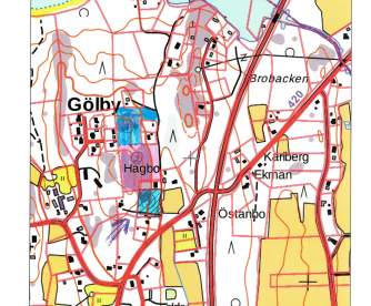 Bostadstomter Gölby, Jomala
