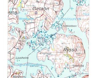 Skogsmark Geta, Geta ön